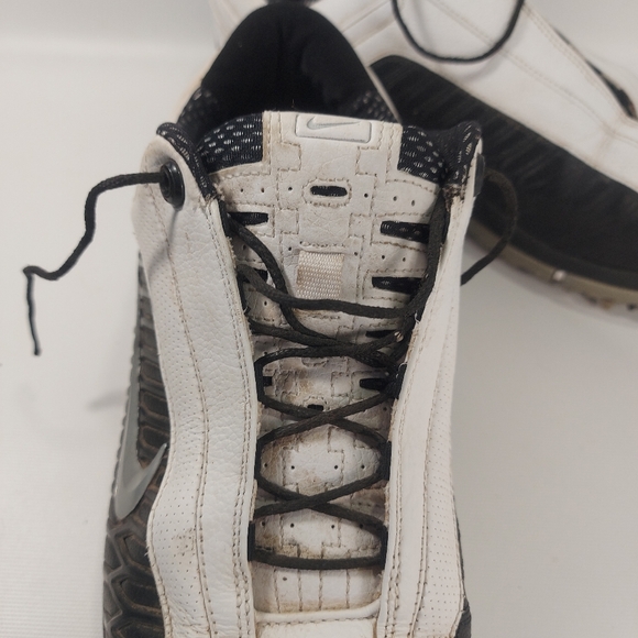 Nike Zoom Black White Spiked Mens Golf Shoes, 9.5 - Picture 9 of 12